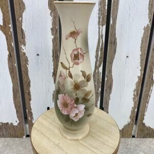 Hummelwerk Victorian Garden Porcelain Bud Vase Cottage Core Japan 8”